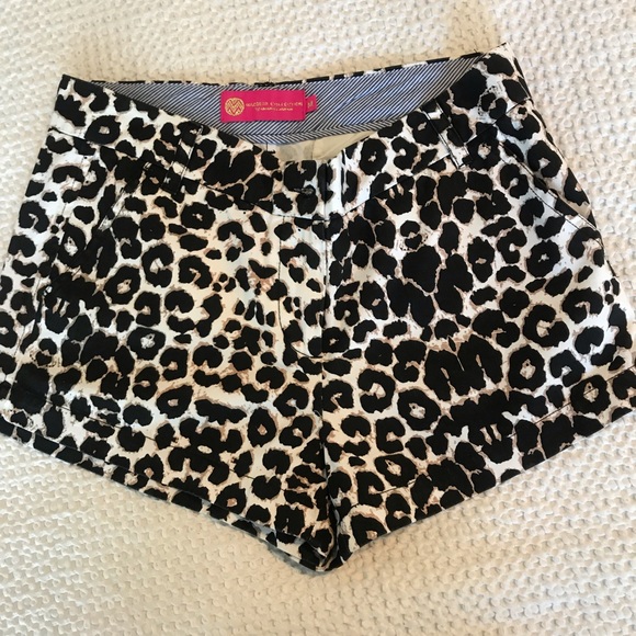 Macbeth collection animal print shorts SZ M - Picture 3 of 6
